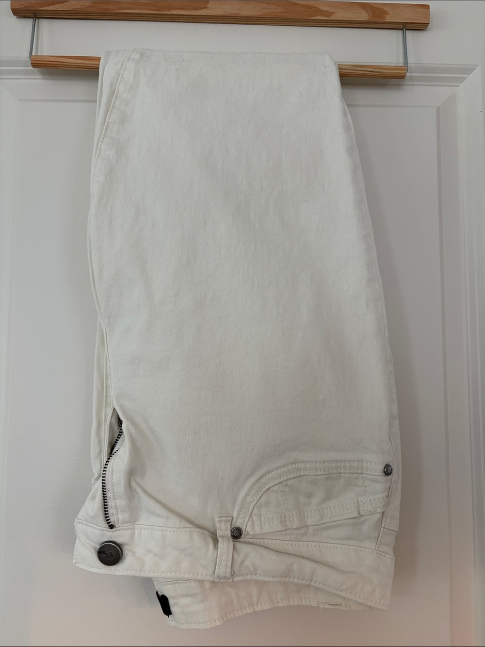 1822 White Cotton skinny Jeans - Classic Clean Style